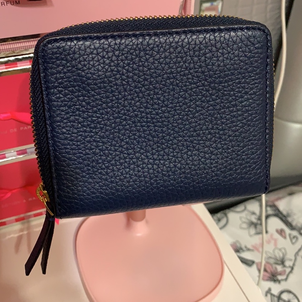 💙Tory Burch Britten Mini Wallet💙Royal Navy - Picture 2 of 11
